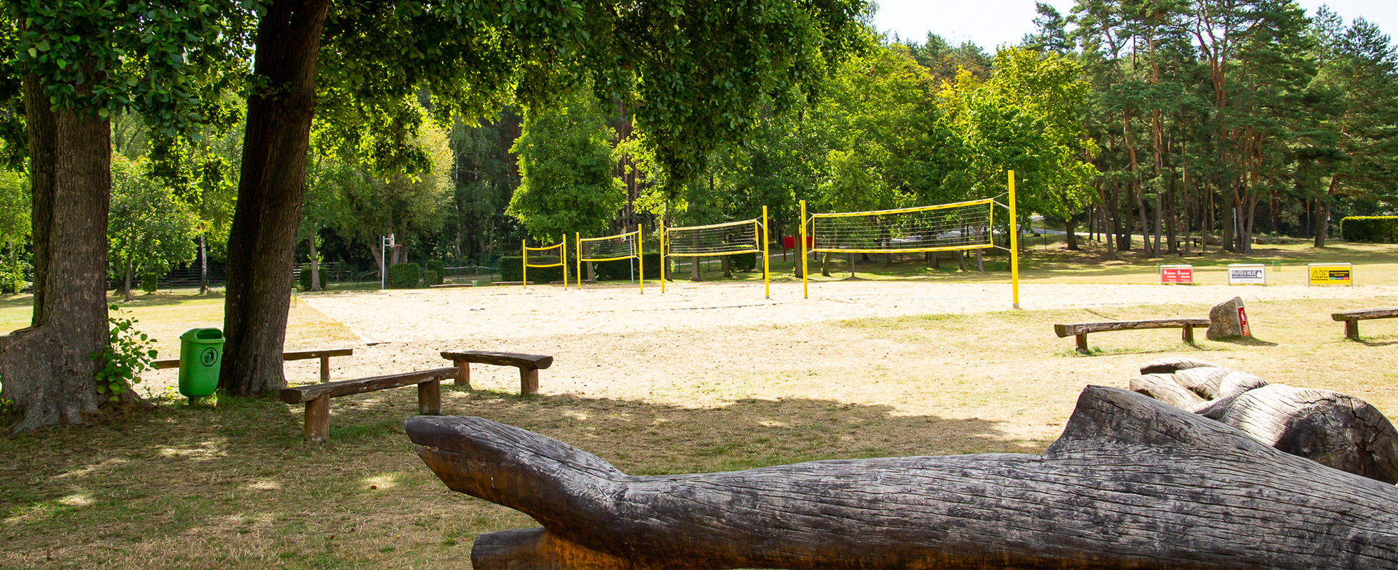 Beachvolleyballfelder am Wolletzsee